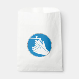 Sacolinha Lave as mãos (saúde e segurança) (higiene)