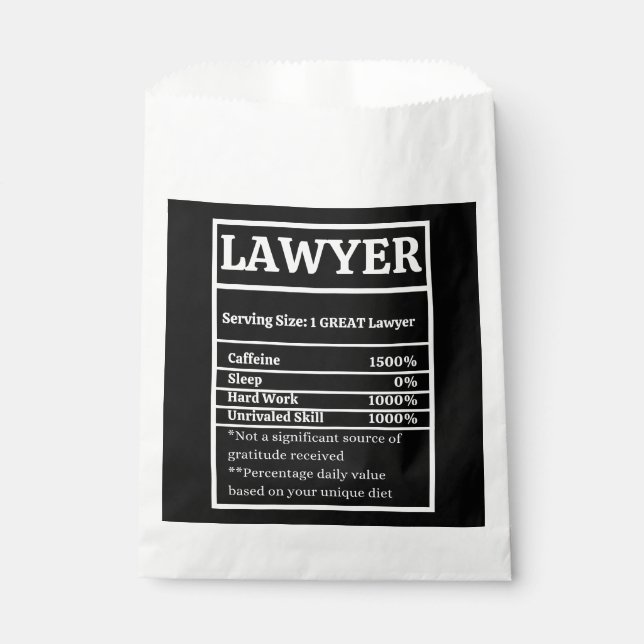 Sacolinha Law School Graduation Party Favor Lawyer Thank You (Frente)