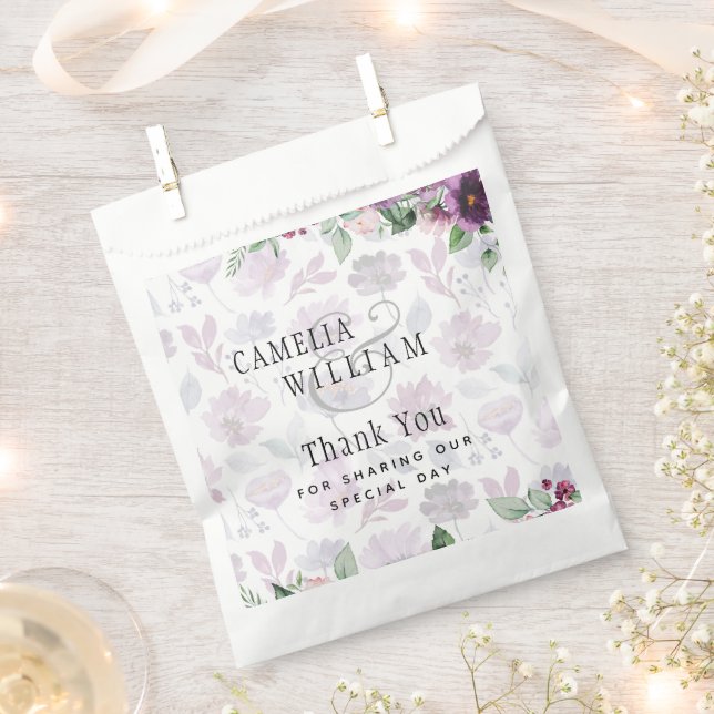 Sacolinha Leah G Plum Purple Berry Floral Casamento Fall Win (Cortado)