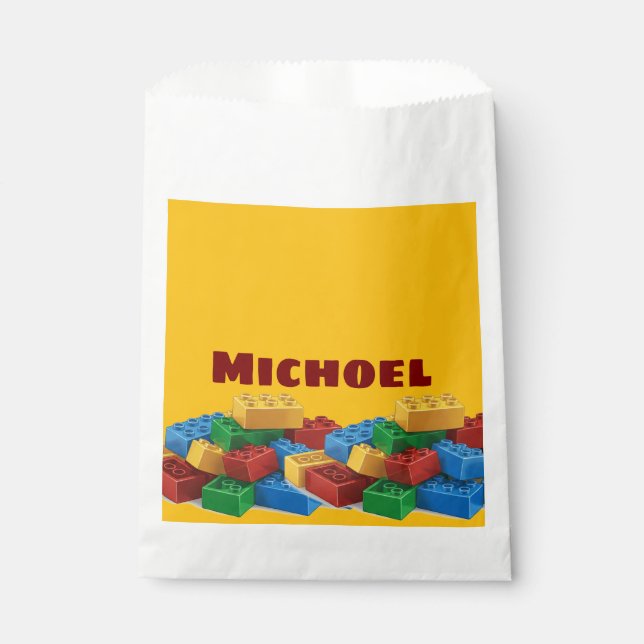 Sacolinha Lego upsherin em favor bag (Frente)