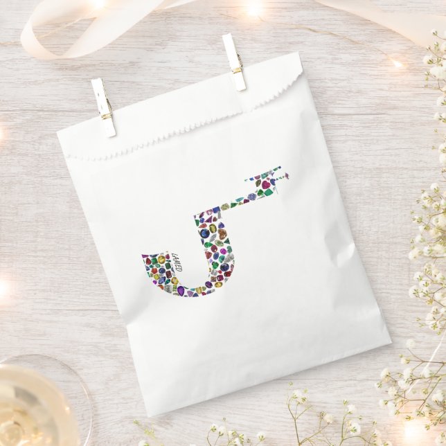 Sacolinha Letra "LAMED" (Cortado)