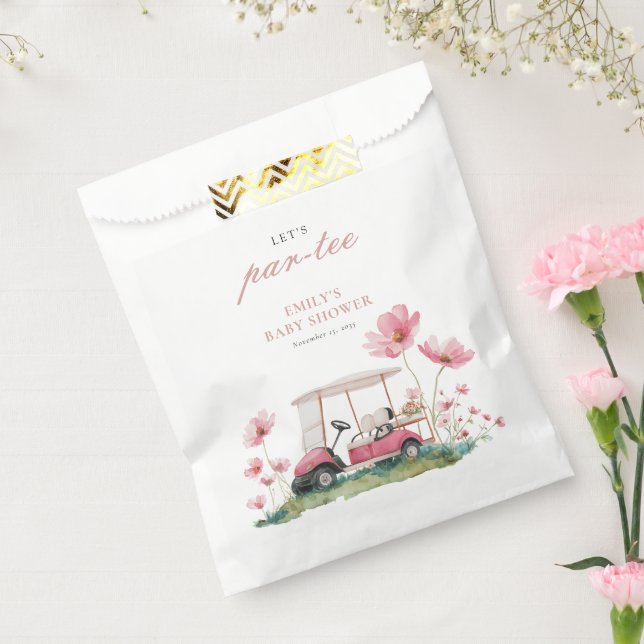 Sacolinha Let's Par-tee Golf Baby Shower (Selado)