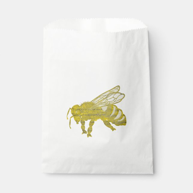 Sacolinha Letterpress Bee (Frente)