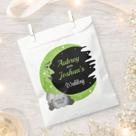 Sacolinha Lime Verde Casamento Além da Lua Personalizado