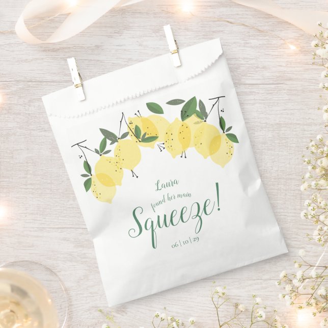 Sacolinha Limonetes Main Squeeze Chá de Noiva (Cortado)