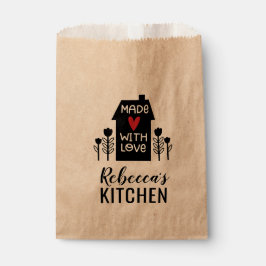 Sacolinha Lindo Simples Feito Com Amor Kraft