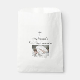 Sacolinha Linha católica de primeira comunhão simples QR mín