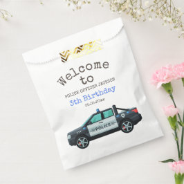 Sacolinha Little Officer Police Birthday | Personalized