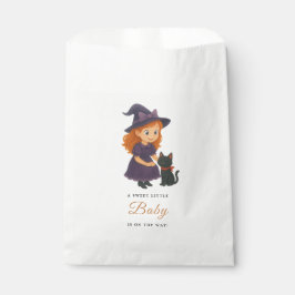Sacolinha Little Witch & Cat | Halloween Girl Baby Shower