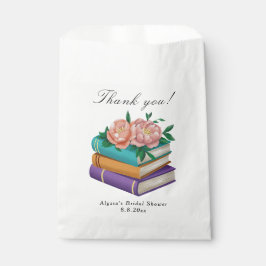 Sacolinha Livros Obrigada Chá de Noiva Floral