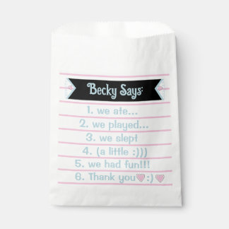 Sacolinha Llama Pajama Festa de aniversário Sleepover