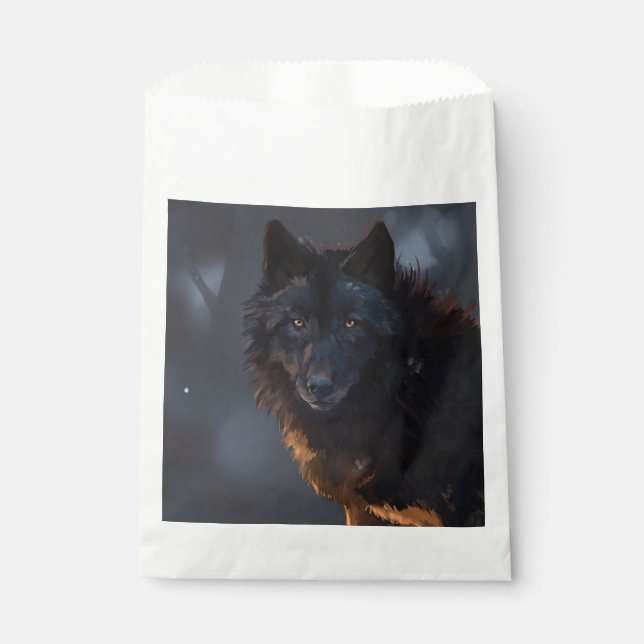 Sacolinha Lobo negro (Frente)