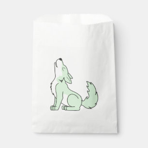 Sacolinha Lobo verde Pastel do urro