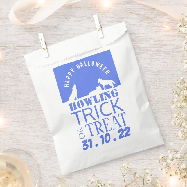 Sacolinha Lobos na neve, Feliz Dia das Bruxas (Cortado)