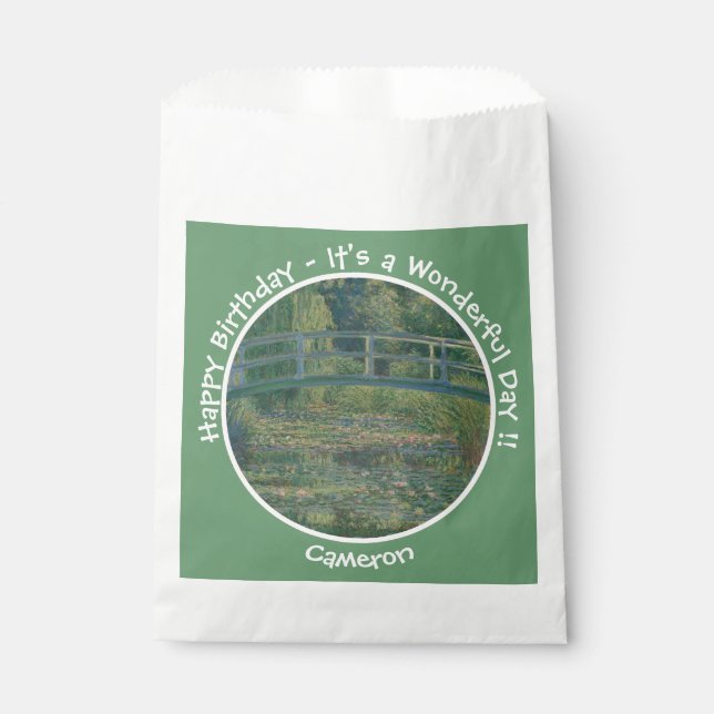 Sacolinha Lodo de Água-Lily de Monet e artigos do Partido da (Frente)