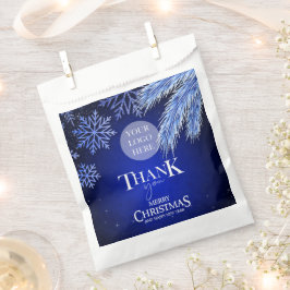 Sacolinha Logotipo de Natal Personalizado da Empresa