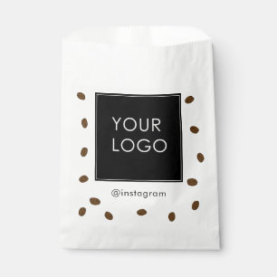 Sacolinha Logotipo de Negócios de Cafeteria de Café Café
