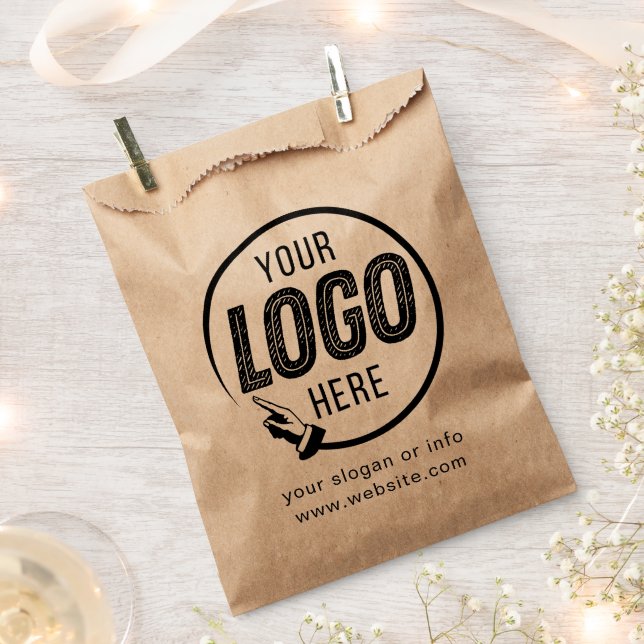 Sacolinha Logotipo Empresarial Profissional Personalizado (Cortado)