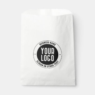 Sacolinha Logotipo ou Design da sua empresa Texto editável