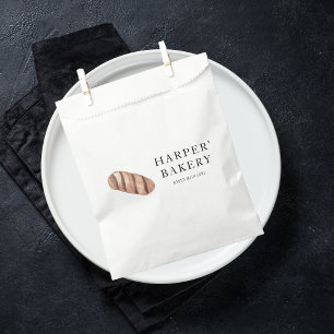 Sacolinha Logotipo Profissional Simples e Moderno de Bakery