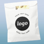 Sacolinha Logotipo Simples Com Empresa De Texto<br><div class="desc">Adicione seu próprio logotipo e escolha de texto a este design. Remova o texto superior ou inferior,  se preferir. Minimalista e profissional para promover a lealdade marca. Excelente para marcas de funcionários ou como promocional para seus clientes e clientes.</div>