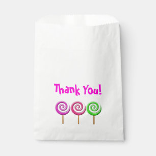 Sacolinha Lollipops Enrolado Favor Bag