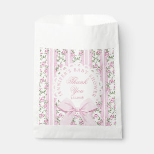 Sacolinha Love Shack Baby Coquette Laço Rosa Obrigada