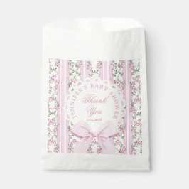 Sacolinha Love Shack Baby Coquette Pink Bow Thank you