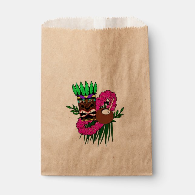 Sacolinha Luau Festa de aniversário (Frente)