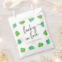 Lucky In Love Green Shamrock Fecha Chá de panela