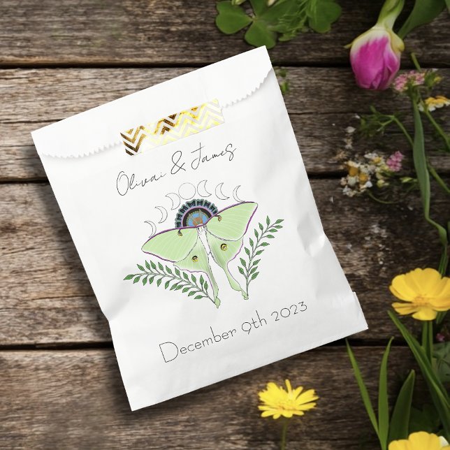 Sacolinha Luna Moth Moon Fases do Casamento (Criador carregado)