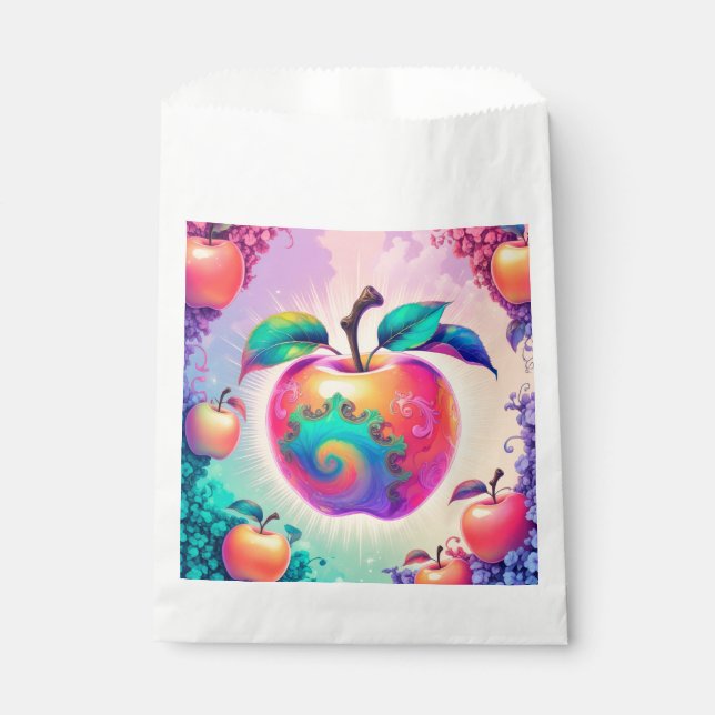 Sacolinha Maçã colorida (Frente)