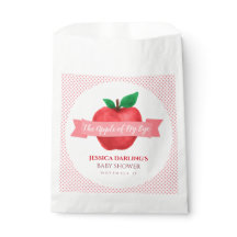 Maçã do meu olho cair | chá de fraldas do tema do