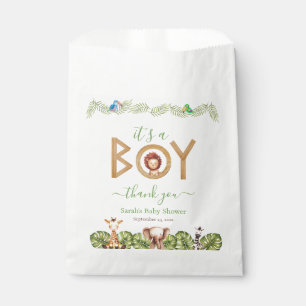 Sacolinha Madeira De Leão De Chá de fraldas De Safari Animal