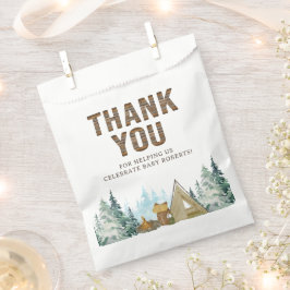 Sacolinha Madeira Rústica Um Pequeno Chá de fraldas De Campa