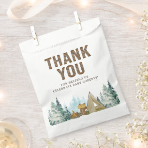 Sacolinha Madeira Rústica Um Pequeno Chá de fraldas De Campa