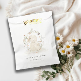 Sacolinha Mãe Suave Bonita Coelhinha Floral Chá de fraldas