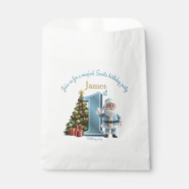 Sacolinha Magical Santa Birthday Invitation – 1st Birthday