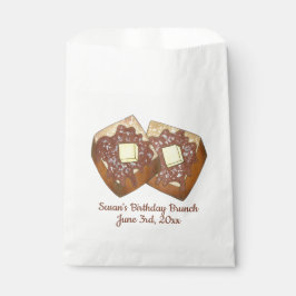 Sacolinha Manteiga de torrada francesa e Comida de café da m