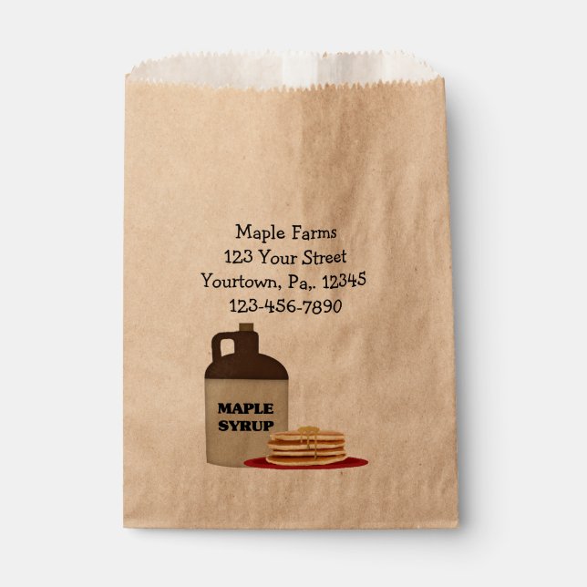 Sacolinha Maple Syrup Product Bag Business Bag (Frente)