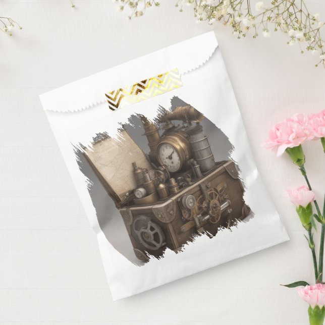 Sacolinha Máquina do Tempo Steampunk - Treasure Chest Vintag (Selado)