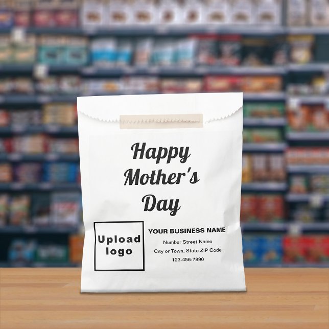 Sacolinha Marca Comercial Com Saudação do Dia das Mães (Criador carregado)