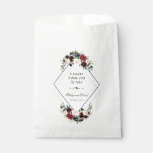 Marinho de Merlot Geométrico Moderno Blue Floral O