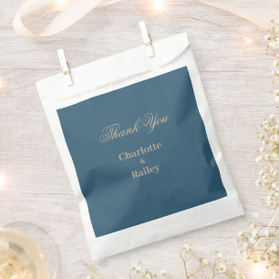 Sacolinha Marinho Dourado Floral Boho Wedding