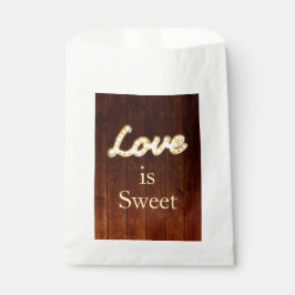 Sacolinha Marquee Lights Favor Bag - conselho de celeiro