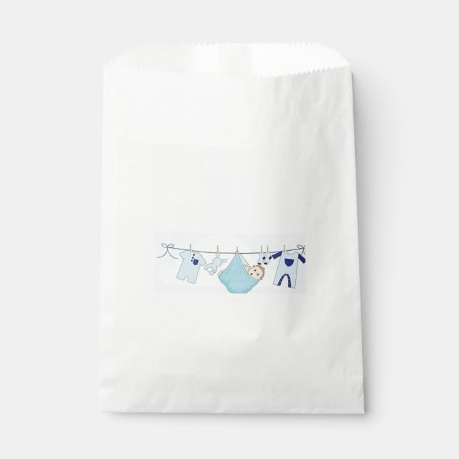 SACOLINHA MATERIAL DO BEBÉ SHOWER/PARTY (Frente)