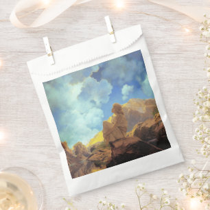 Sacolinha Maxfield Parrish Manhã 1922 Nuvem Azul Arte Fina