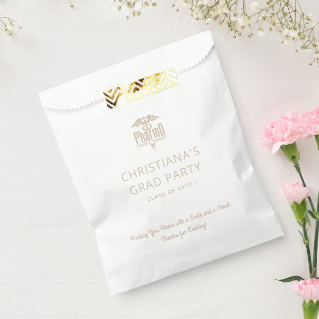 Sacolinha Medicamento Personalizado PharmD Médico de Festas  (Selado)