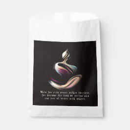 Sacolinha Meditação de Instrutor Yoga Pose Pose Pincel Citaç