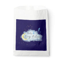 Meia-noite Blue Starlit Baby Boy Stork